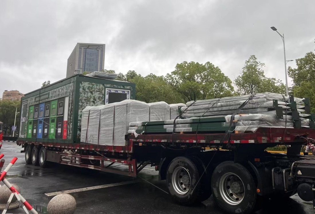 華展貓先生，智能垃圾分類(lèi)收集房，垃圾房廠家，智能垃圾分類(lèi)