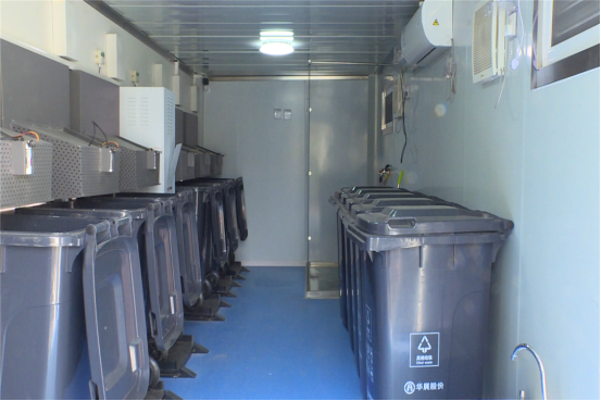 華展貓先生，智能垃圾分類房，垃圾分類收集點，垃圾房內(nèi)部