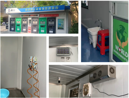 江蘇智能分類垃圾房，清潔小屋，垃圾分類收集站生產(chǎn)廠家