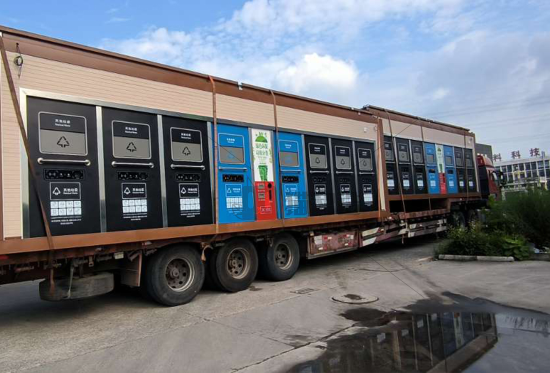 貓先生智能分類垃圾房，清潔小屋，垃圾分類收集站生產(chǎn)廠家