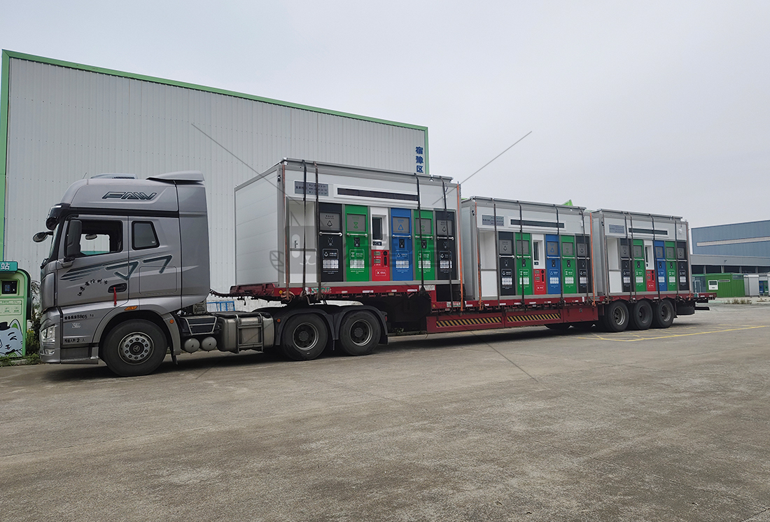 江蘇貓先生智能分類垃圾房，清潔小屋，垃圾分類收集站生產(chǎn)廠家